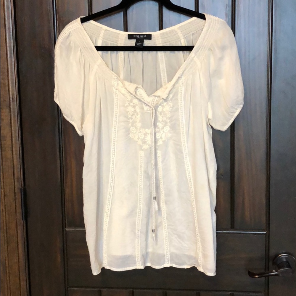 Sweet little semi-sheer top